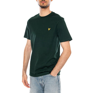 PLAIN T-SHIRT DARK GREEN - Maglietta Girocollo Uomo Verde TS400VOG W48D LYLE & SCOTT 