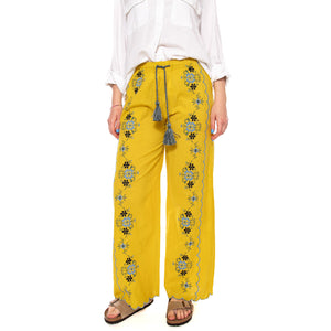 TROUSERS AMBER - Pantaloni Larghi Donna Arancio 4.73.073.33 170 MD'M 