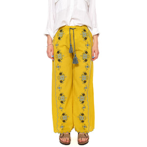 TROUSERS AMBER - Pantaloni Larghi Donna Arancio 4.73.073.33 170 MD'M 