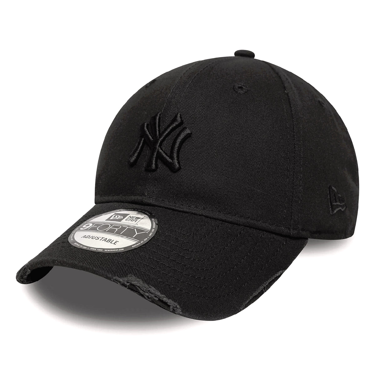 Wash Distress 9FORTY® New York Yankees - Cappellino Nero 60771831 BLK NEW ERA 