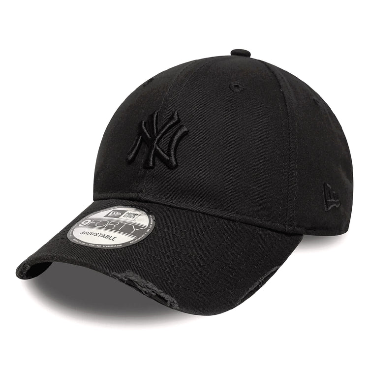 Wash Distress 9FORTY® New York Yankees - Cappellino Nero 60771831 BLK NEW ERA 