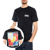 Obey Art Department Tee Black - Camiseta Cuello Redondo Hombre Negro Hombre OBEY