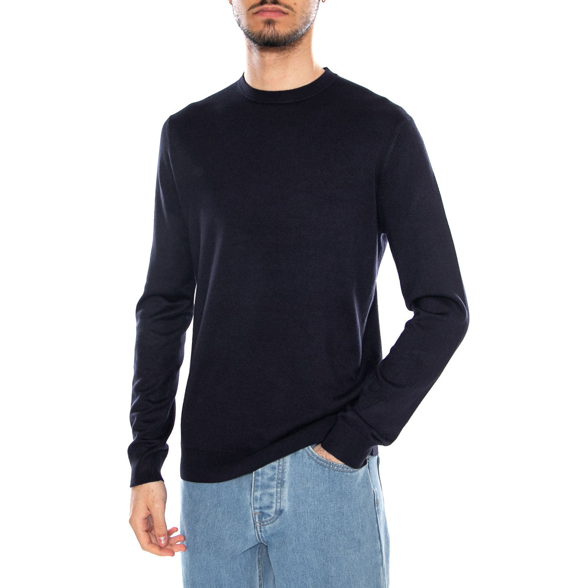Onswyler Life Reg 14 LS Crewknit Noos Dark Navy - Maglione Girocollo Uomo Blu 22020088 DKN ONLY & SONS 