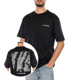 ONSFRED BLUEPRINT LIFE RLX BLACK - T-Shirt Crewneck Homme Noir
