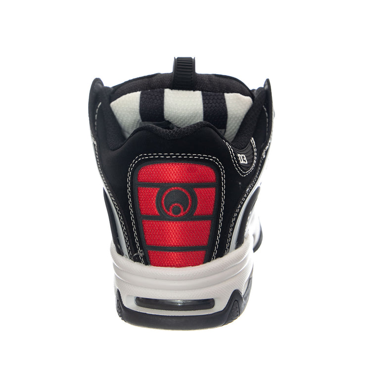 D3 2001 (25th) Footwear Black/White/Red - Scarpe Stringate Uomo Multicolore 1141 OS000146 OSIRIS 
