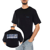 M'S BOARDSHORT LOGO POCKET RESPONSIBILI-TEE BLACK - Crewneck T-shirt Men Black Men's PATAGONIA