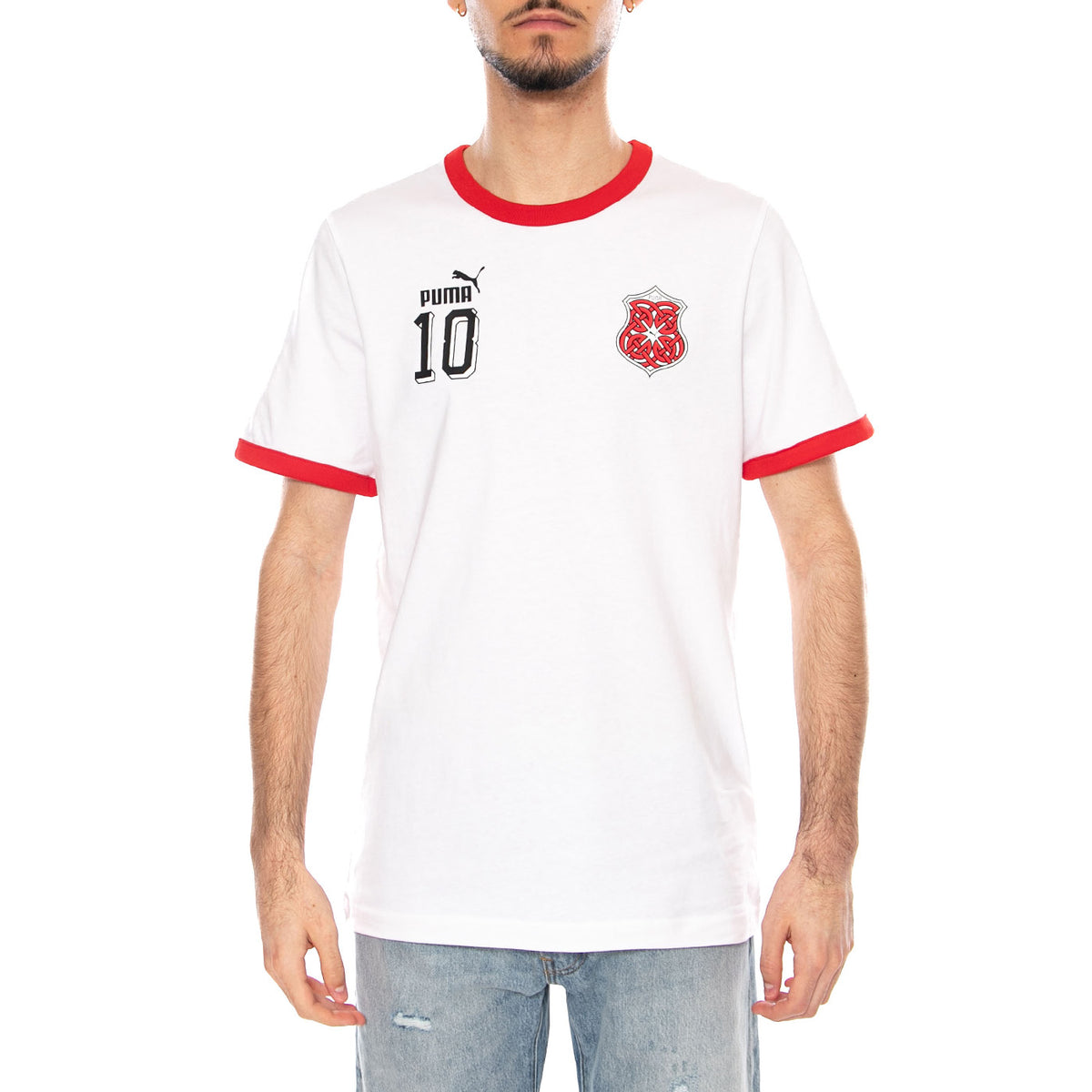 FUTURE.PUMA.ARCHIVE Tee - Maglietta Girocollo Uomo Bianca 635368 02 PUMA 