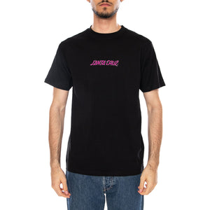 ROSKOPP MONSTER STRIP T-SHIRT - Maglietta Girocollo Uomo Nera SCA-TEE-13293 BLK SANTA CRUZ 