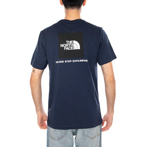M EVO BOX NSE REG SS SUMMIT NAVY - Maglietta Girocollo Uomo Blu NF0A8B6K 8K21 THE NORTH FACE 