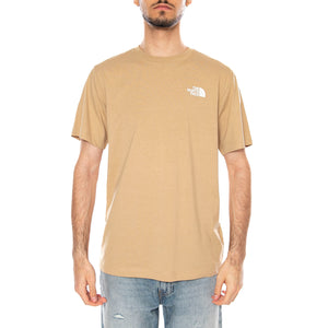 M EVO BOX NSE REG SS KHAKI STONE - Maglietta Girocollo Uomo Beige NF0A8B6K LK51 THE NORTH FACE 