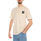 M Evo Box HD RG SS Desert Stone - Men's Beige Crew Neck T-Shirt Men THE NORTH FACE
