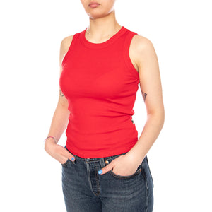 CLAVEL JULIETTE TOP CLAVEL - Canotta Donna Rossa WTP00255 RED THINKING MU 