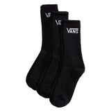 Classic Crew Rox Black - Lot de 3 Paires de Chaussettes Noires ACCESSOIRES VANS