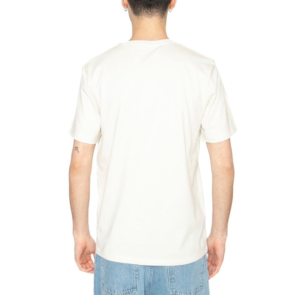 Sign Off Tee Vintage White - Maglietta Giorocollo Uomo Beige 112351234 WHT WRANGLER 