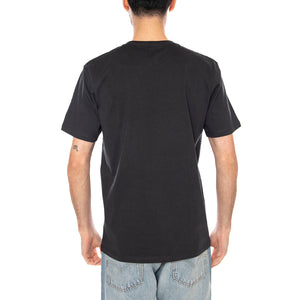 Sign Off Tee Faded Black - Maglietta Girocollo Uomo Nera 112351320 BLK WRANGLER 