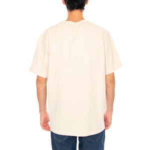 SS Solid Tee Vintage White - Maglietta Girocollo Uomo Bianca 112357430 WHT WRANGLER 