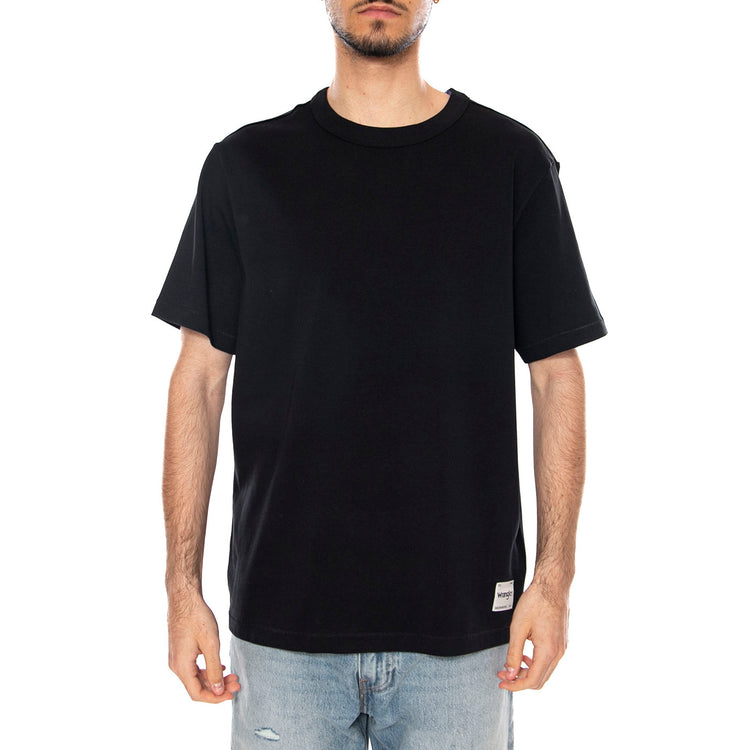 SS Solid Tee Black - Maglietta Girocollo Uomo Nera 112365120 BLK WRANGLER 