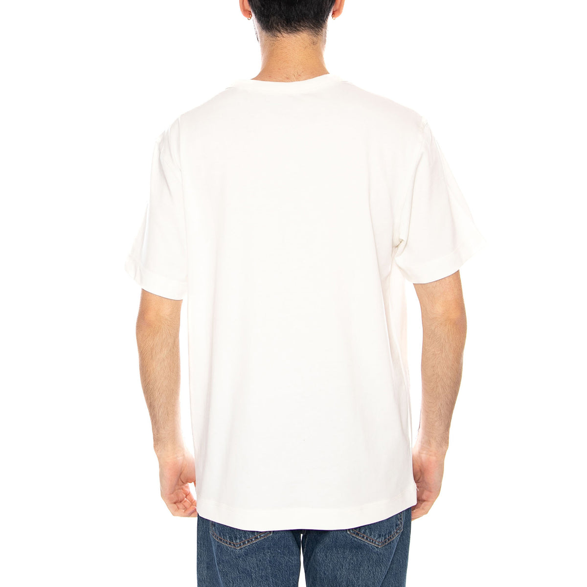 POCKET TEE WORN WHITE - Maglietta Girocollo Uomo Bianca 112371499 WHT WRANGLER 