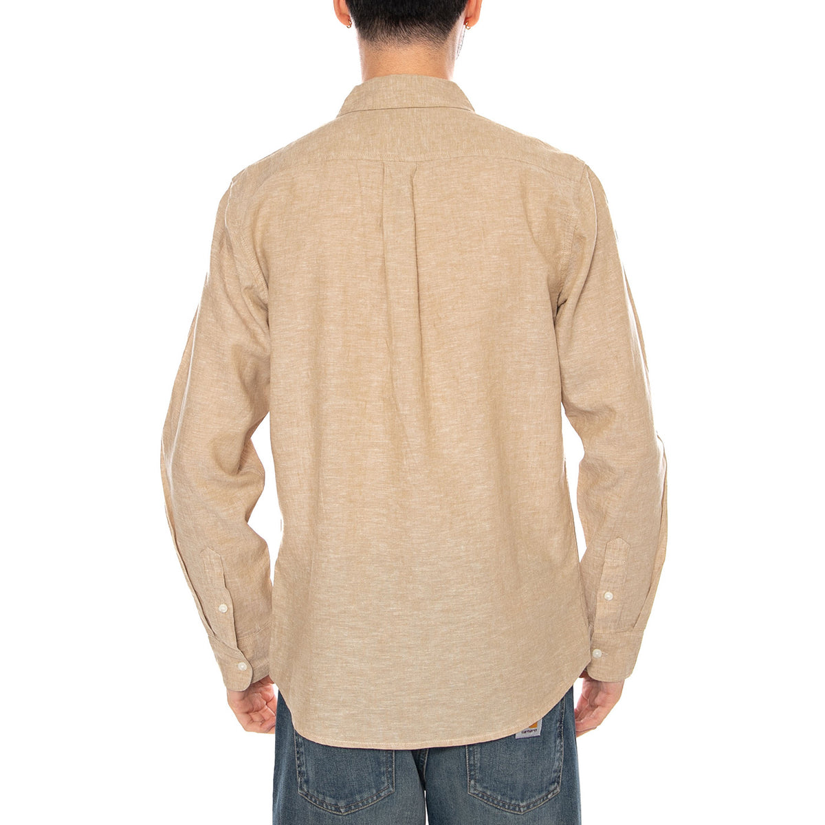 1 PKT SHIRT KELP - Camicia Uomo Beige 112378040 BRN WRANGLER 