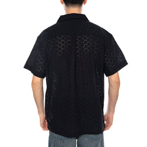 SS RESORT SHIRT DARK NAVY - Camicia Maniche Corte Uomo Blu 112378062 BL WRANGLER 