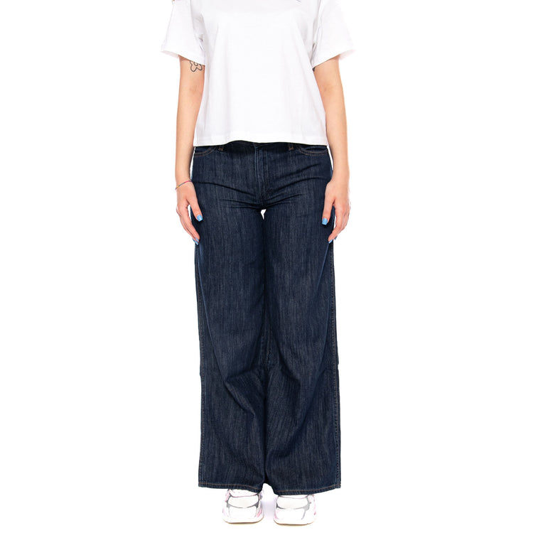 WORLD WIDE DENIM GALAXY - Pantaloni Denim Jeans Donna Blu Scuro 112378172 BL WRANGLER 
