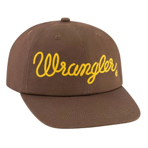 ROPE LOGO CAP BRACKEN, OS Brown - Cappellino con Visiera Marrone 112378825 BRN WRANGLER 