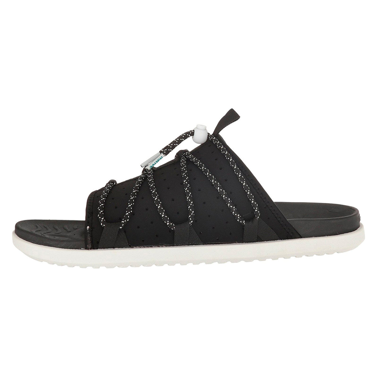 PALMER - JIFFY BLACK/SHELL WHITE - Sandali Uomo Neri 61101700-1007 BLK NATIVE 