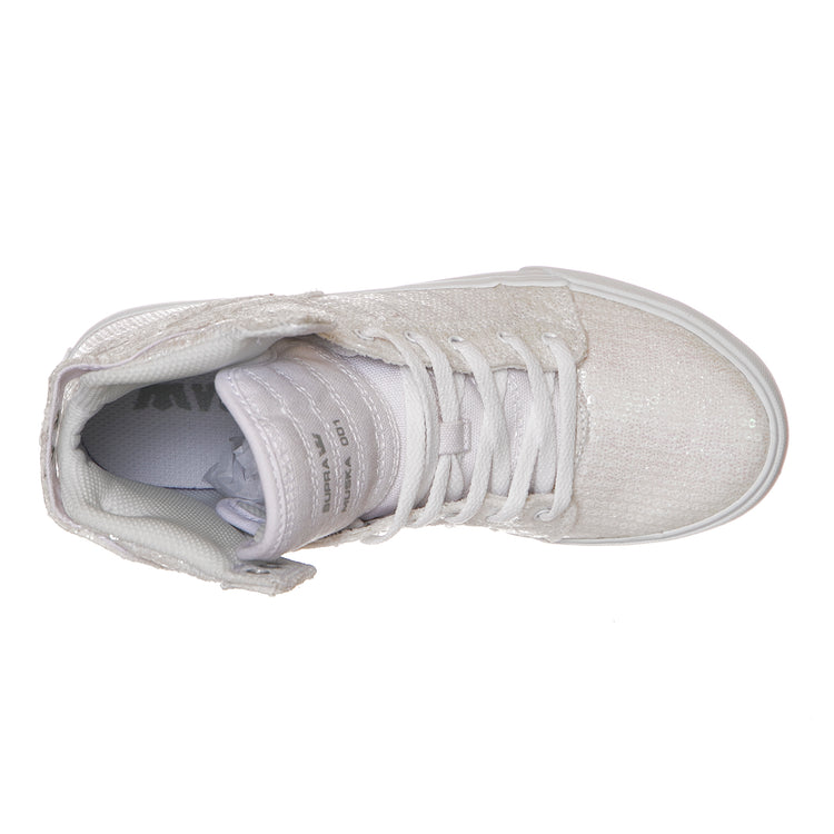 Skytop - Scarpe Profilo Alto Bambino / Bambina Bianche 58002-161-M-161 . SUPRA 
