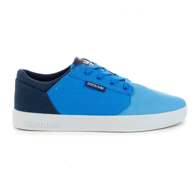 Yorek -  Scarpe Profilo Basso Bambino / Bambina Blu / Bianche 58228-429-M-429 . SUPRA 