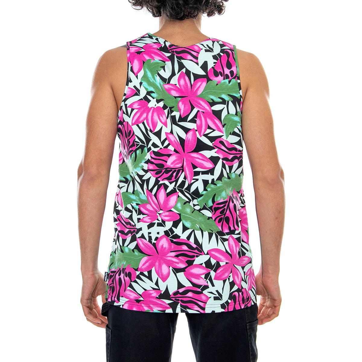 Griffin Floral Tank - Multicolor - Canotta Uomo Multicolore 19SITT66-PINK . IUTER 
