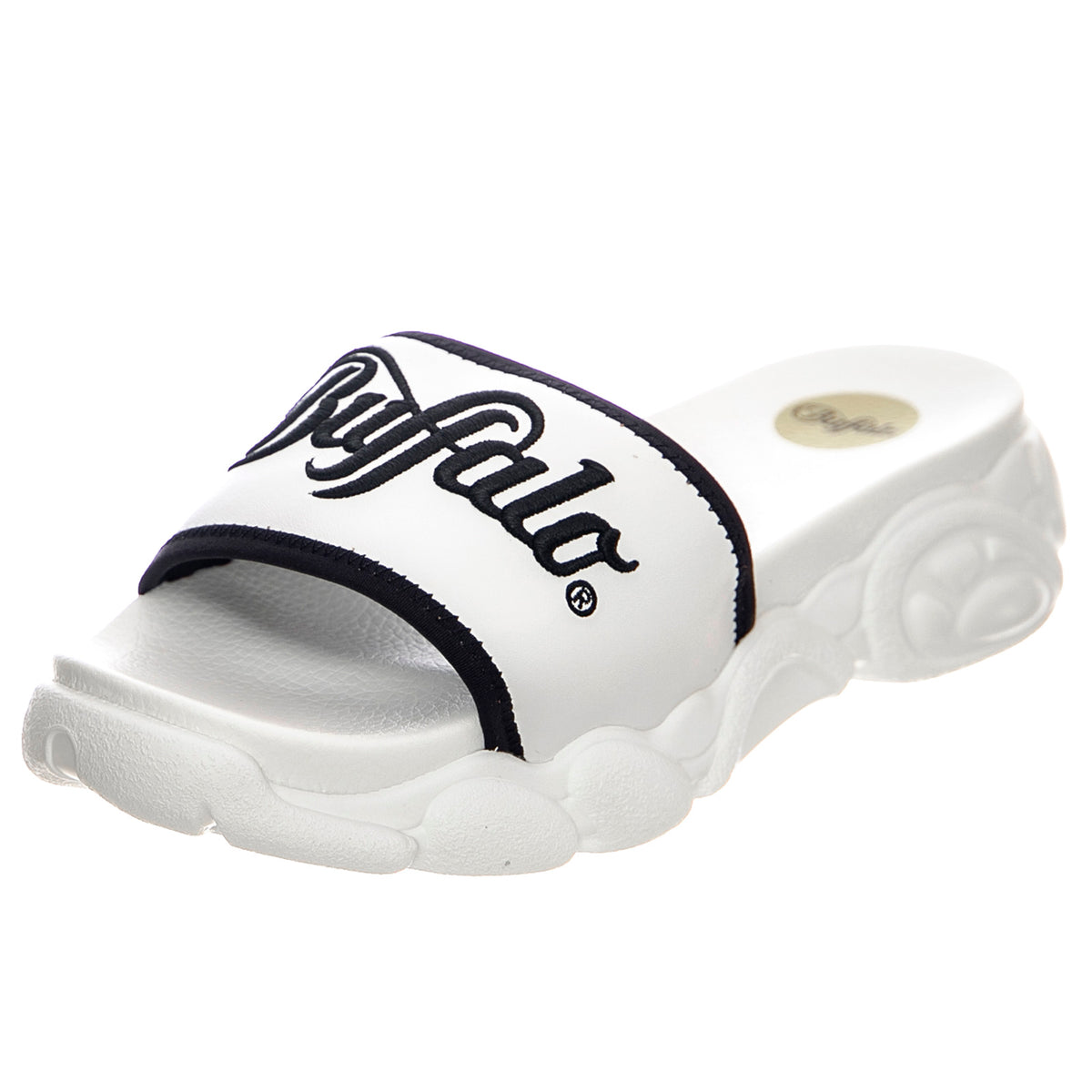 Elani - White/Black - Sandali Donna Bianchi BFSELANI-WH . BUFFALO 