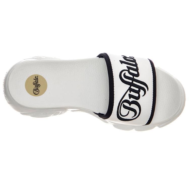 Elani - White/Black - Sandali Donna Bianchi BFSELANI-WH . BUFFALO 
