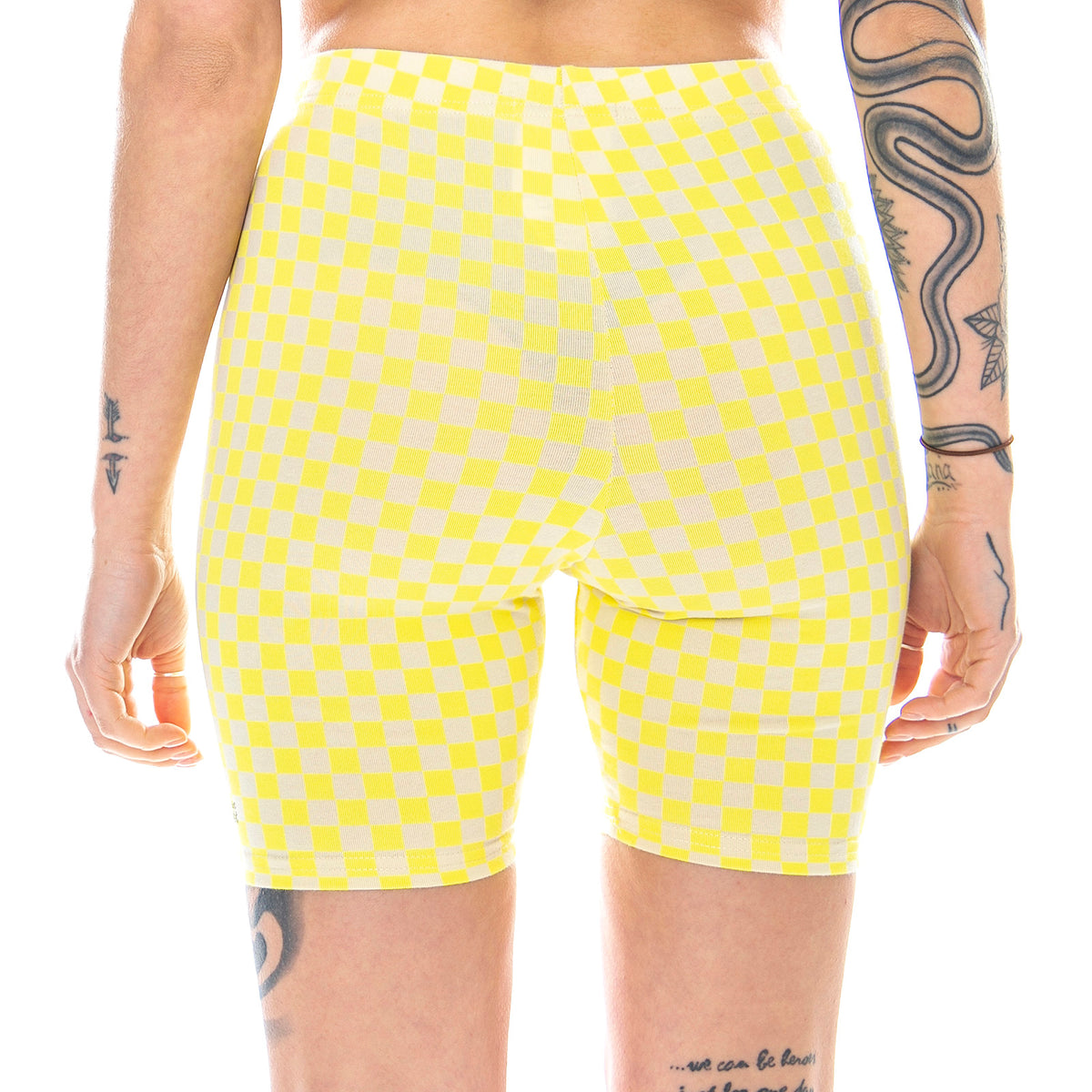 Wm Quantum Shorts - Lemon Tonic Checkerboard - Pantaloncini Donna Gialli VN0A4DR5VD71 . VANS 
