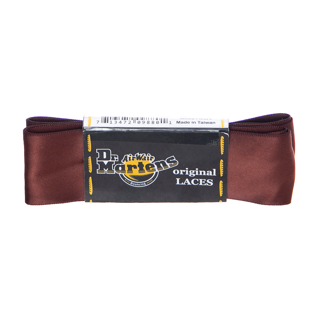 Round Lace 3 Eyes - Brown - Lacci Marroni 3 Occhielli DMAAC036001 . DR.MARTENS 