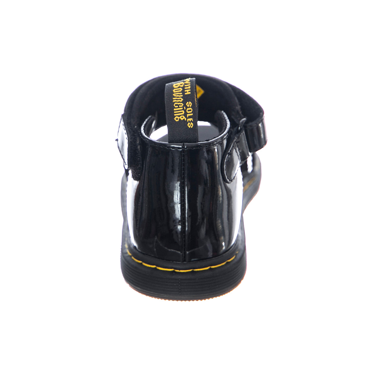 Junior Marabel Sandals - Black Patent Lamper - Sandali Bambino / Bambina Neri DMKMARJBK22352001 . DR.MARTENS 