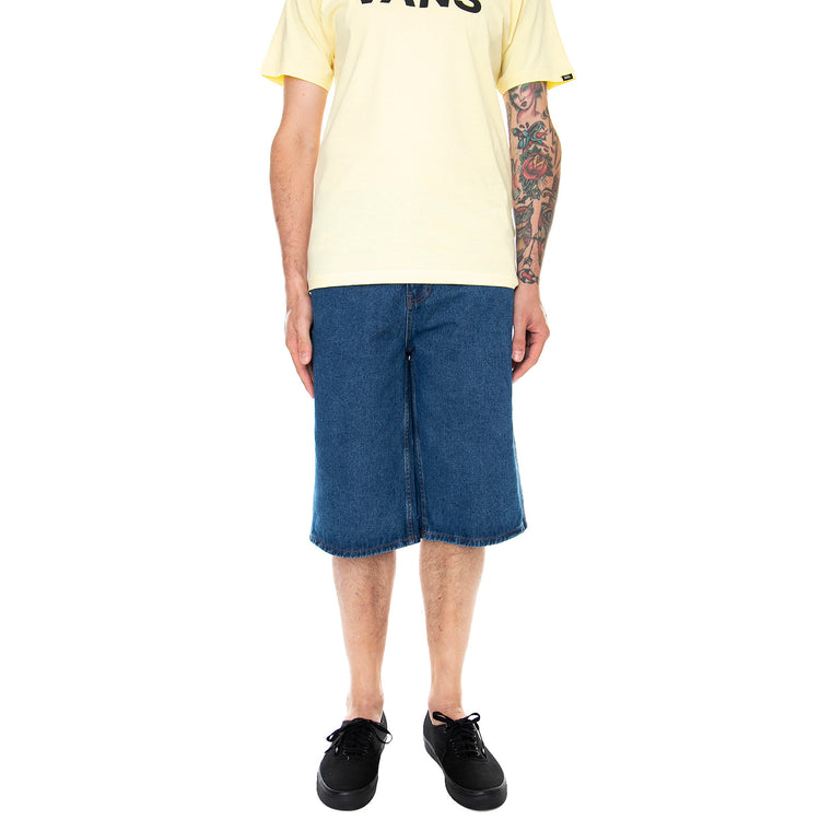 KK Denim Shorts - Blue - Bermuda Denim Jeans Uomo Blu KRCKKMQ12038 . KARL KANI 