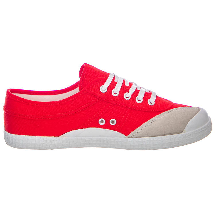 Basic Canvas Shoes - Fiery Red - Scarpe Stringate Profilo Basso Donna / Uomo Rosse KWS192495-4012 . KAWASAKI 