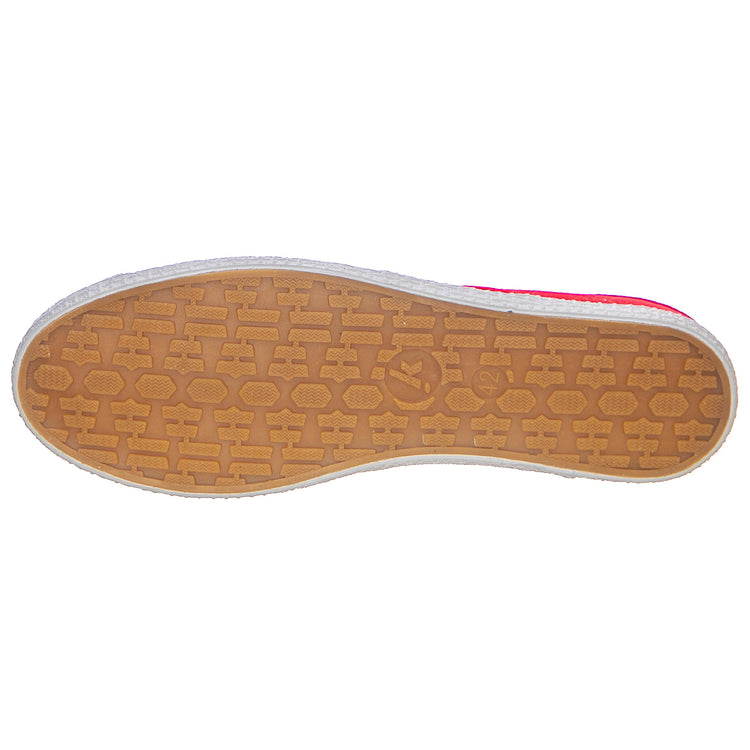 Basic Canvas Shoes - Fiery Red - Scarpe Stringate Profilo Basso Donna / Uomo Rosse KWS192495-4012 . KAWASAKI 