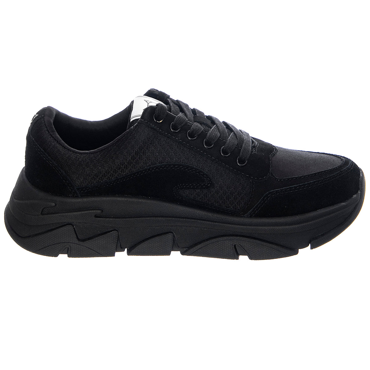 Space Shoes - Black - Scarpe Stringate Profilo Basso Uomo Nere NWMSPACE-BLACK . NAKED WOLFE 