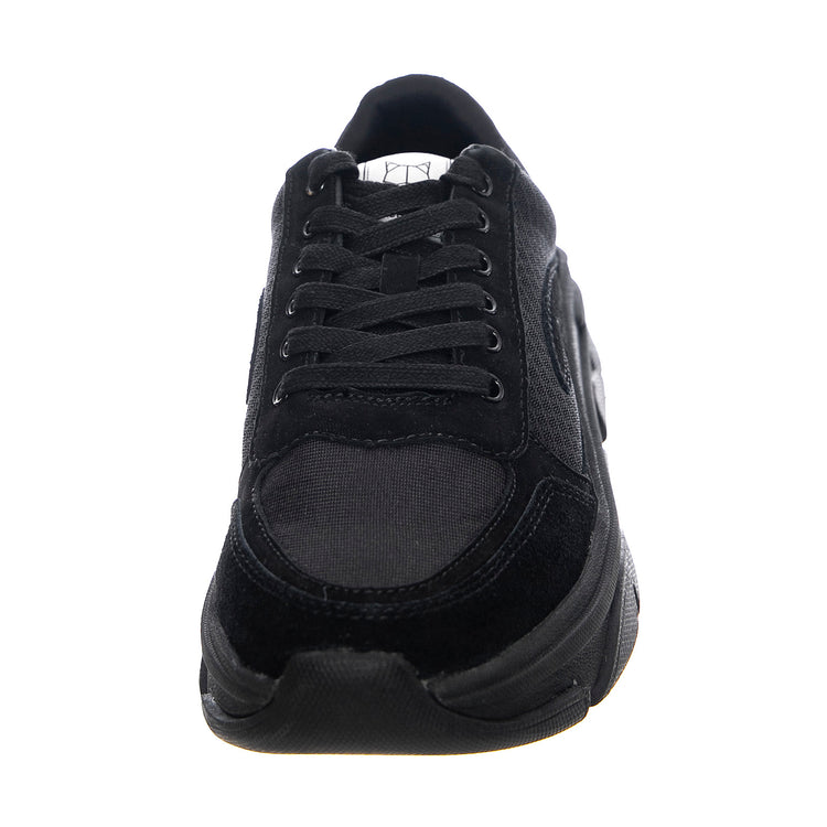 Space Shoes - Black - Scarpe Stringate Profilo Basso Uomo Nere NWMSPACE-BLACK . NAKED WOLFE 