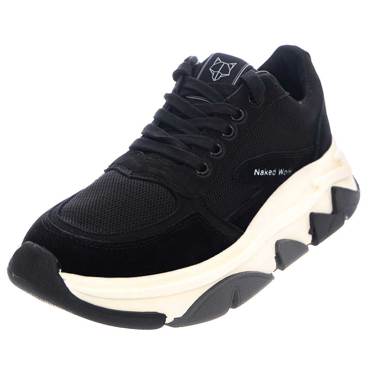 Waves Sneakears - Black Combo - Scarpe Profilo Basso Donna Nere NWSWAVES-BLACK . NAKED WOLFE 