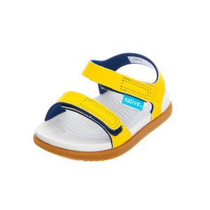 Charley Child Sandals - Yellow / White / Brown - Sandali Bambino Gialli / Multicolore 63105500-7527 . NATIVE 