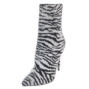 Winona Boots - Zebra - Stivali Donna Bianchi / Neri SMSWINONA-ZEBRA . STEVE MADDEN 