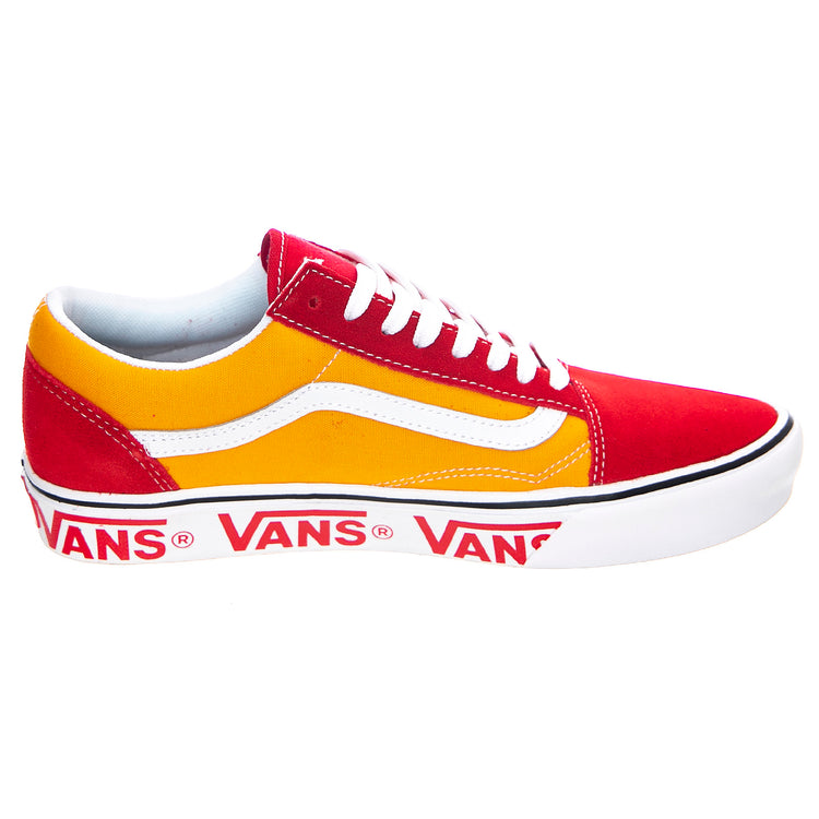 Tape Mix ComfyCush Old Skool Sneakers - Red / Cadmium - Scarpe Profilo Basso Uomo Multicolore VN0A3WMAWX41 . VANS 