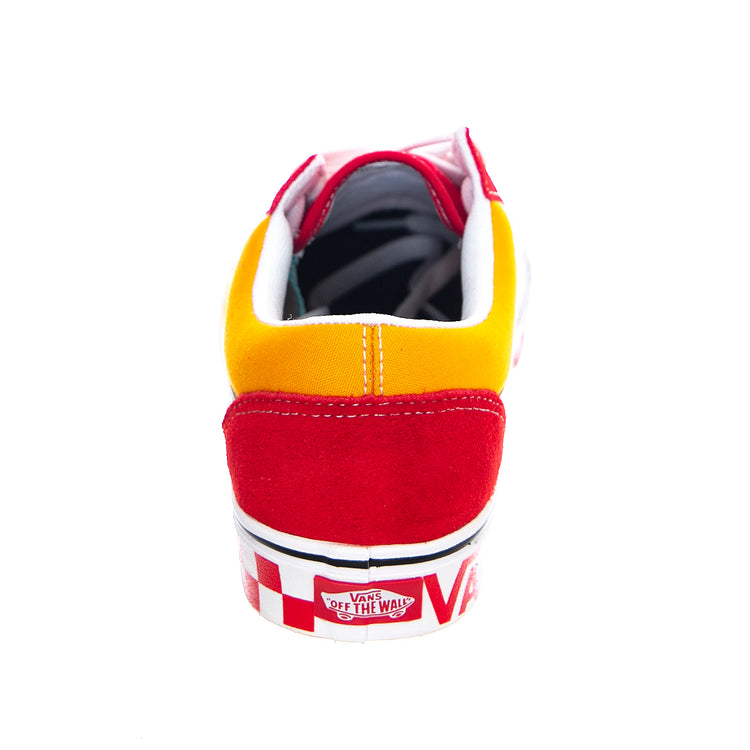 Tape Mix ComfyCush Old Skool Sneakers - Red / Cadmium - Scarpe Profilo Basso Uomo Multicolore VN0A3WMAWX41 . VANS 