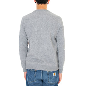 Classic V Crew Sweatshirt Grey Heather - Felpa Girocollo Uomo Grigia VN0A4DREGRH1 . VANS 