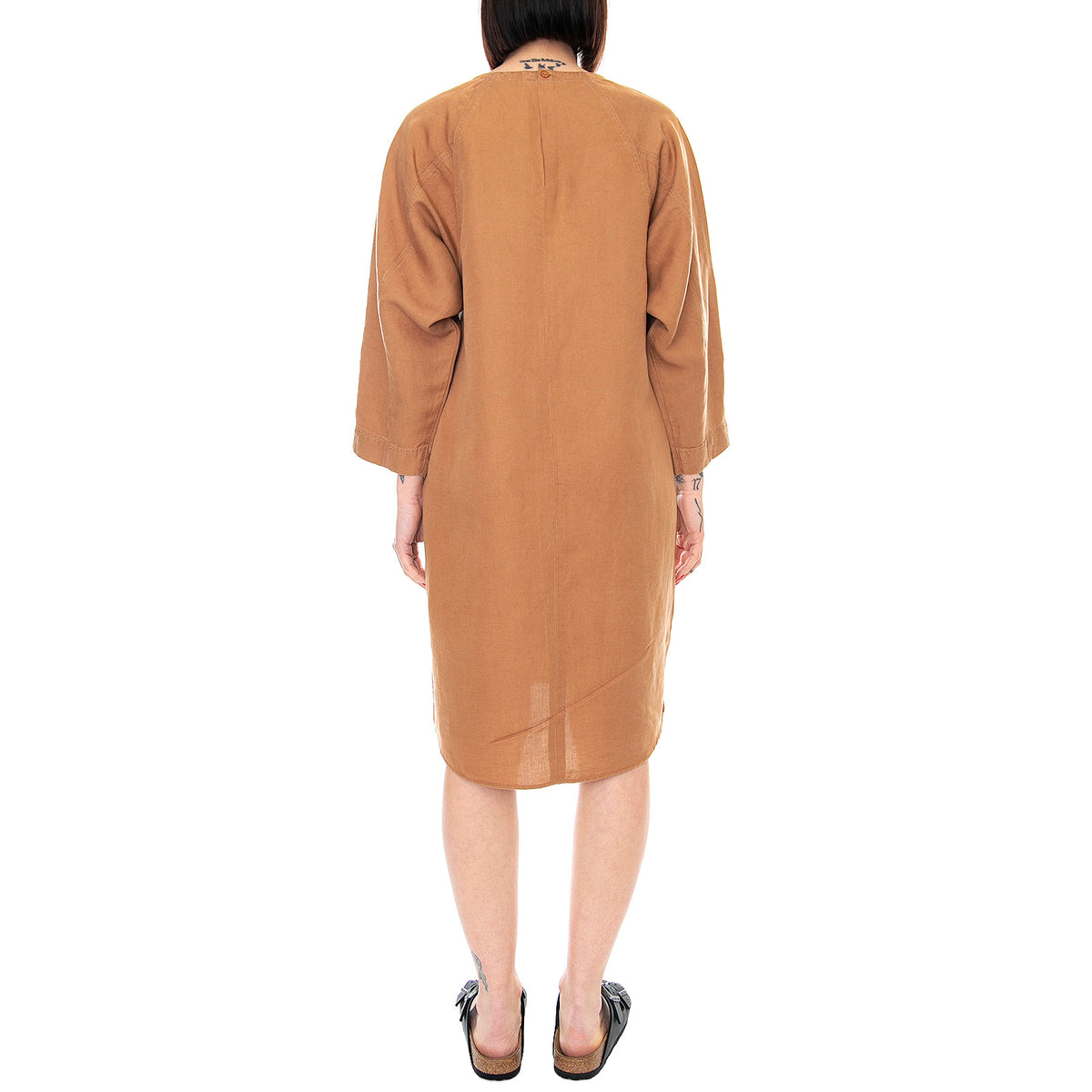 Womens Lynxie Dress - Toffee - Abito Donna Marrone 330331-441 . ELVINE 