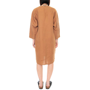 Womens Lynxie Dress - Toffee - Abito Donna Marrone 330331-441 . ELVINE 