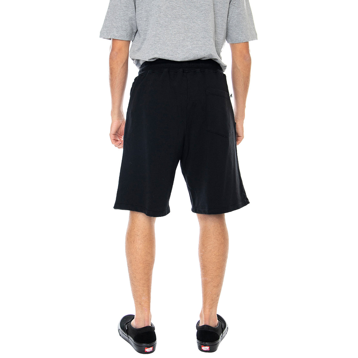 Mens Fenton Shorts - Black - Bermuda Uomo Neri KA300102 . KANGOL 
