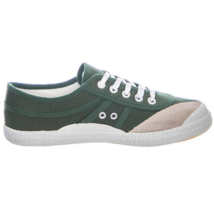Basic Canvas Shoes - Green - Scarpe Stringate Profilo Basso Uomo / Donna Verdi KWS192495-3026 . KAWASAKI 